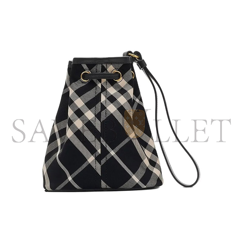 BURBERRY CHECK BUCKET BAG 80951181 (18*16*10.5cm) BURBERRY CHECK BUCKET BAG 80951181 (18*16*10.5cm)